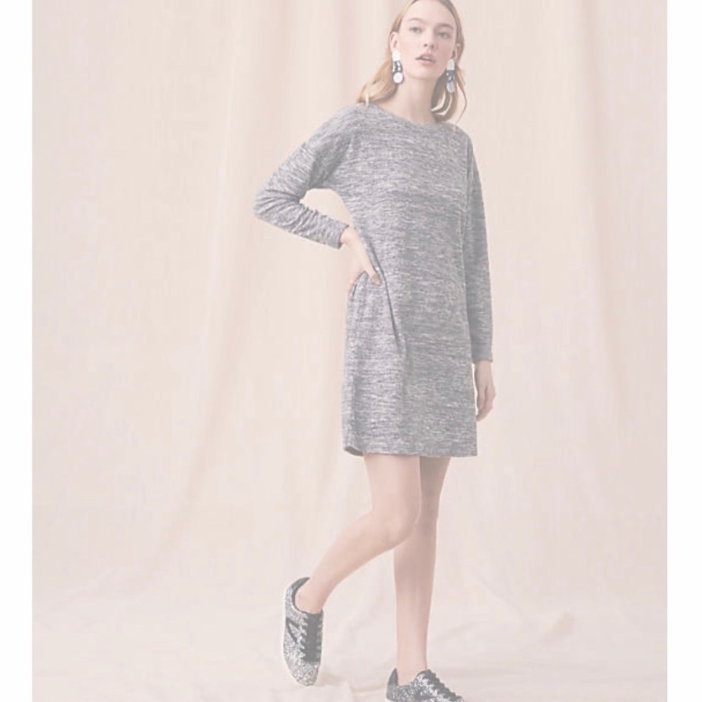 Loft - Lou & Grey marled drop shoulder dress